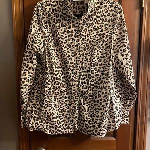 Nordstrom 1901 Leopard print blouse
